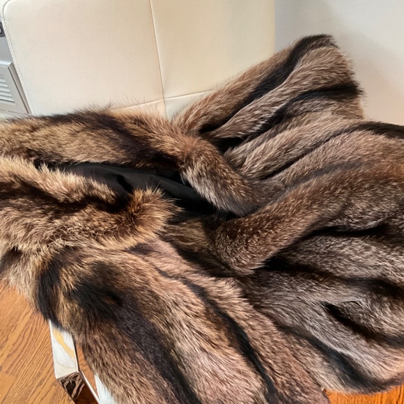 **Vintage Real Raccoon Fur Coat** - Picture 4 of 7